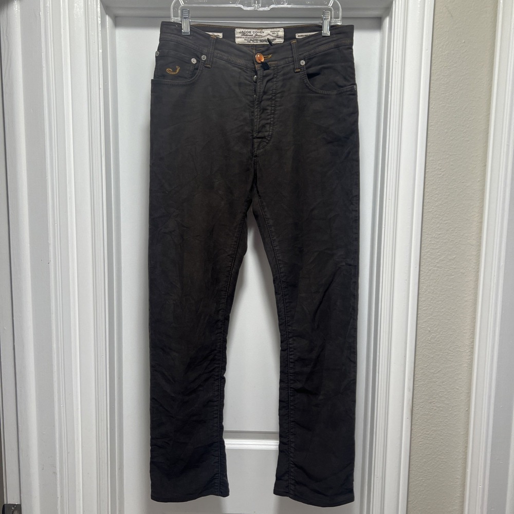 Jacob Cohen Tailored Jeans Mens 31x30 Brown Type‎ 610 Cotton Button Fly Italy